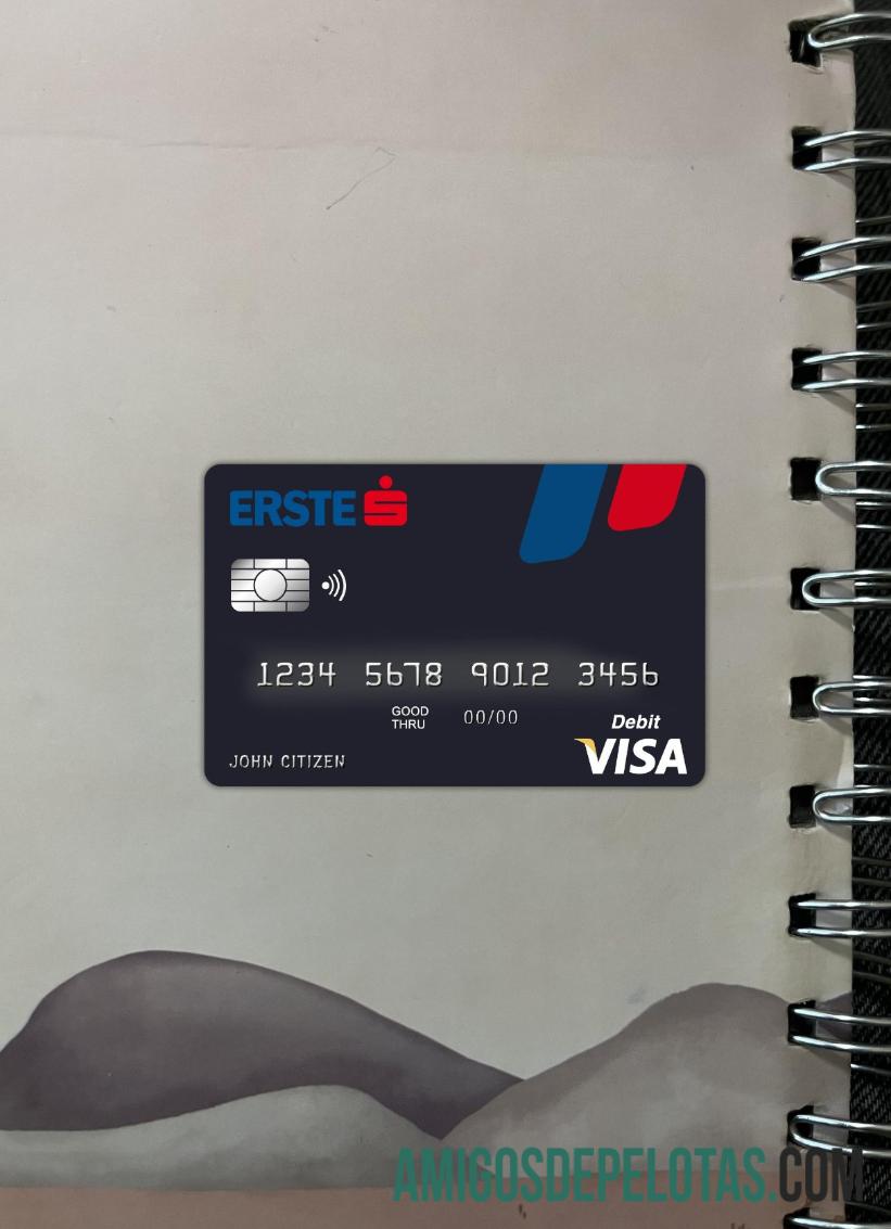 Áustria Erste Group Bank Visa Card Photolook Front exemplo